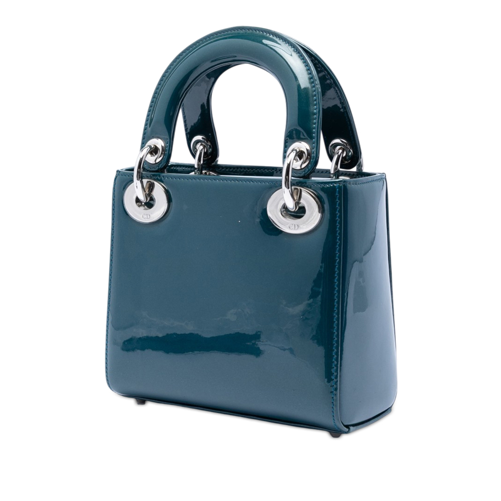 Pre-Loved Dior Mini Patent Lady Dior - Picture 2 of 7